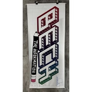 Beck Rare VINYL PROMO BANNER POSTER 18x41 The information Original double sided